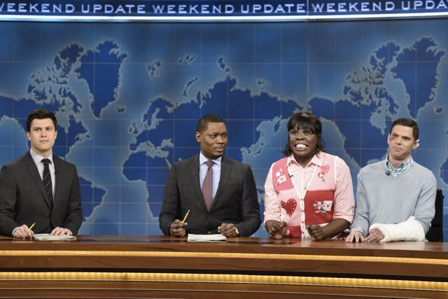 Weekend Update had a shoutout to the $18 cup of coffee: